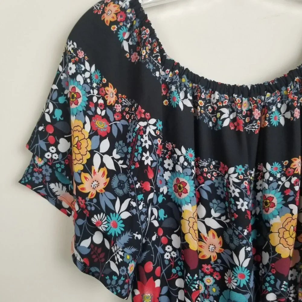 LOFT Floral Dress XS - Picture 4 of 6